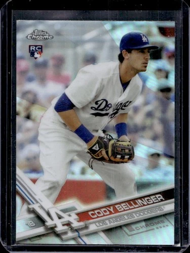 2017 Topps Chrome Cody Bellinger RC Refractor Rookie #79 Dodgers