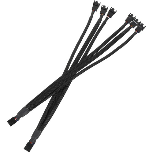 2 Pcs Fan Cable CPU Adapter Splitter Computer Components Connection Pwm - Afbeelding 4 van 12
