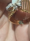 Ana Bekoach Ring Butterfly Size 9 Opal Gemstone & CZ 18k THGE Electroplated — photo 7