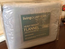 New in Package VTG Living Quarters Heavy Weight Flannel Full Size Sheet Set Blue