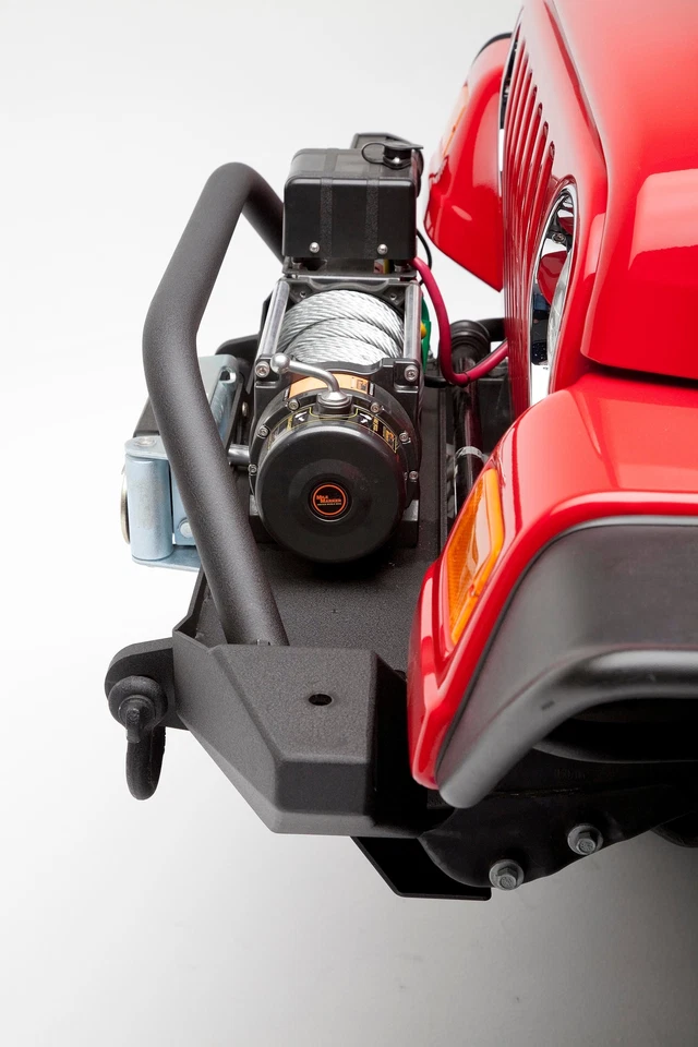 Body Armor 4x4 TJ-19531 Front Black Bumper for 1987-2006 Jeep Wrangler YJ/TJ Foto 3 de 4