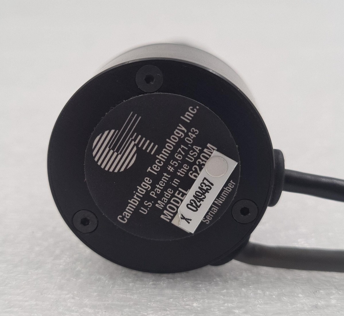 トイガン D5K071 CAMBRIDGE Tech 6230M Galvanometer Cambridge Technology 6230M Galvanometer W/ Mirror Scanner Glass