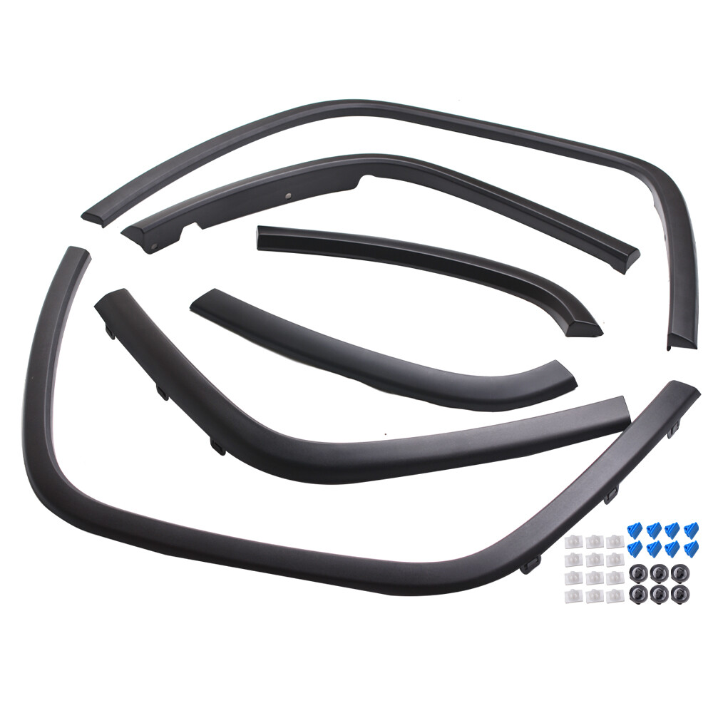 6 PCS For 2011-2016 Jeep Grand Cherokee Wheel Arch Fender Flare Molding Trim Set