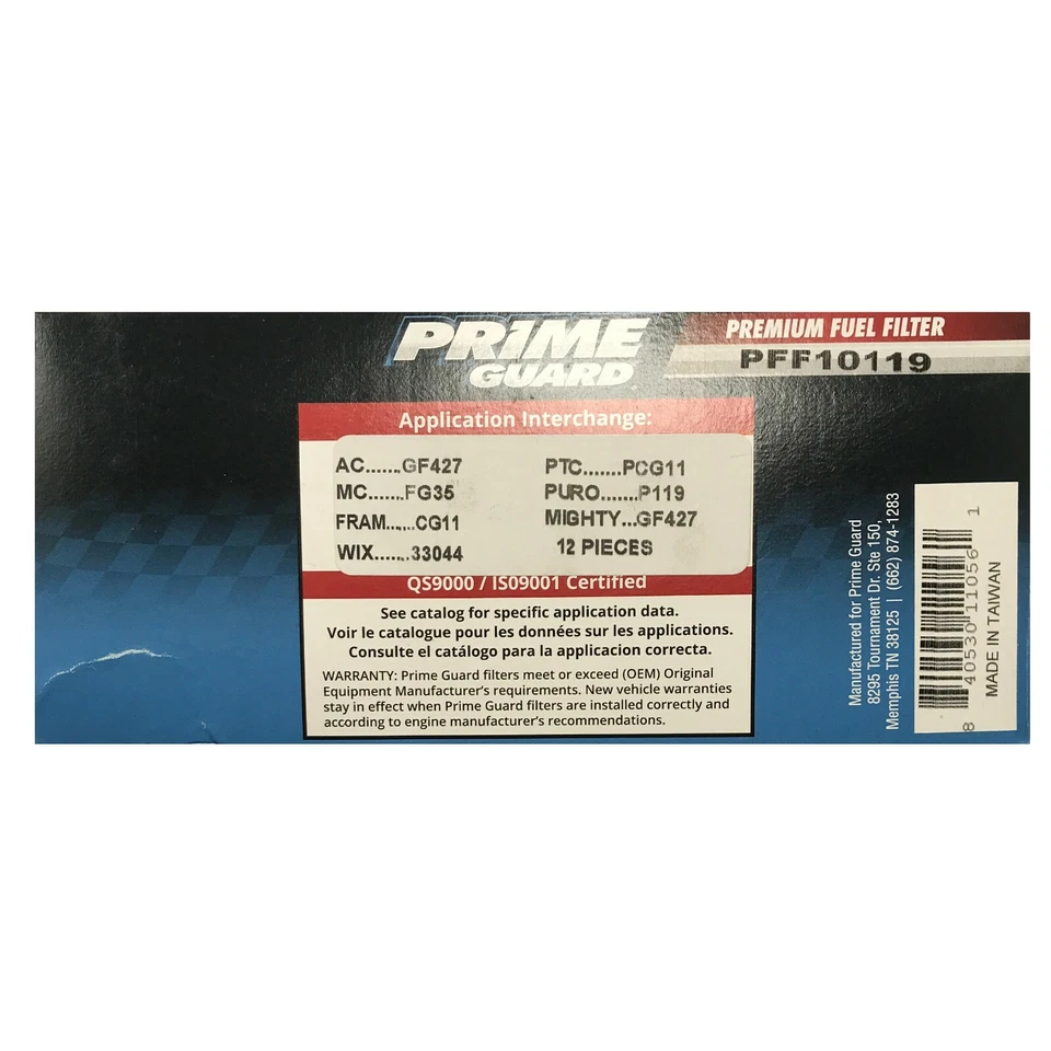 12 Pack of GF427 Rochester Quadrajet Carburetor Short Fuel Inlet Filter 68-75 GM - Image 3 of 4
