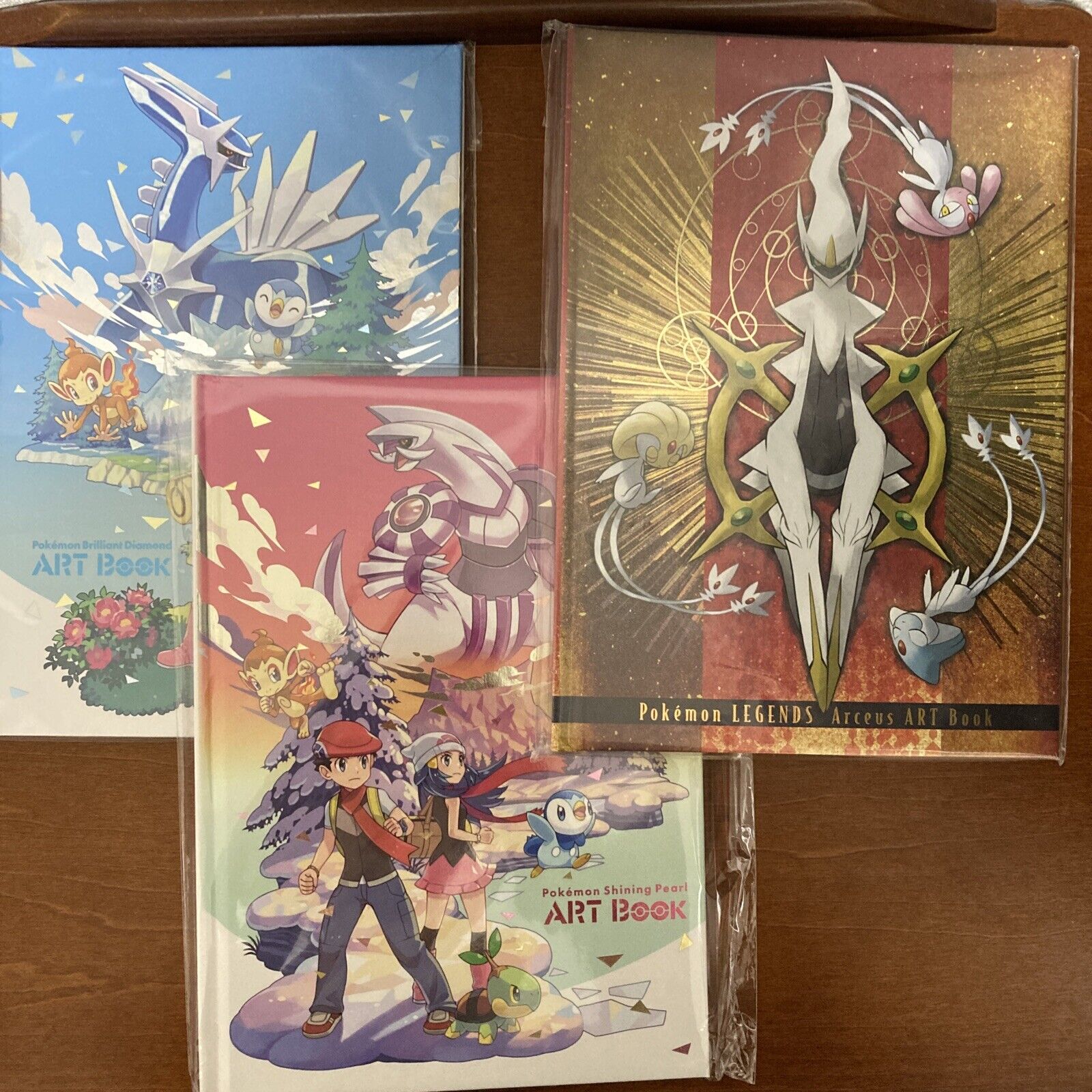 Pokemon Brilliant Diamond & Shining Pearl Privilege Art book set