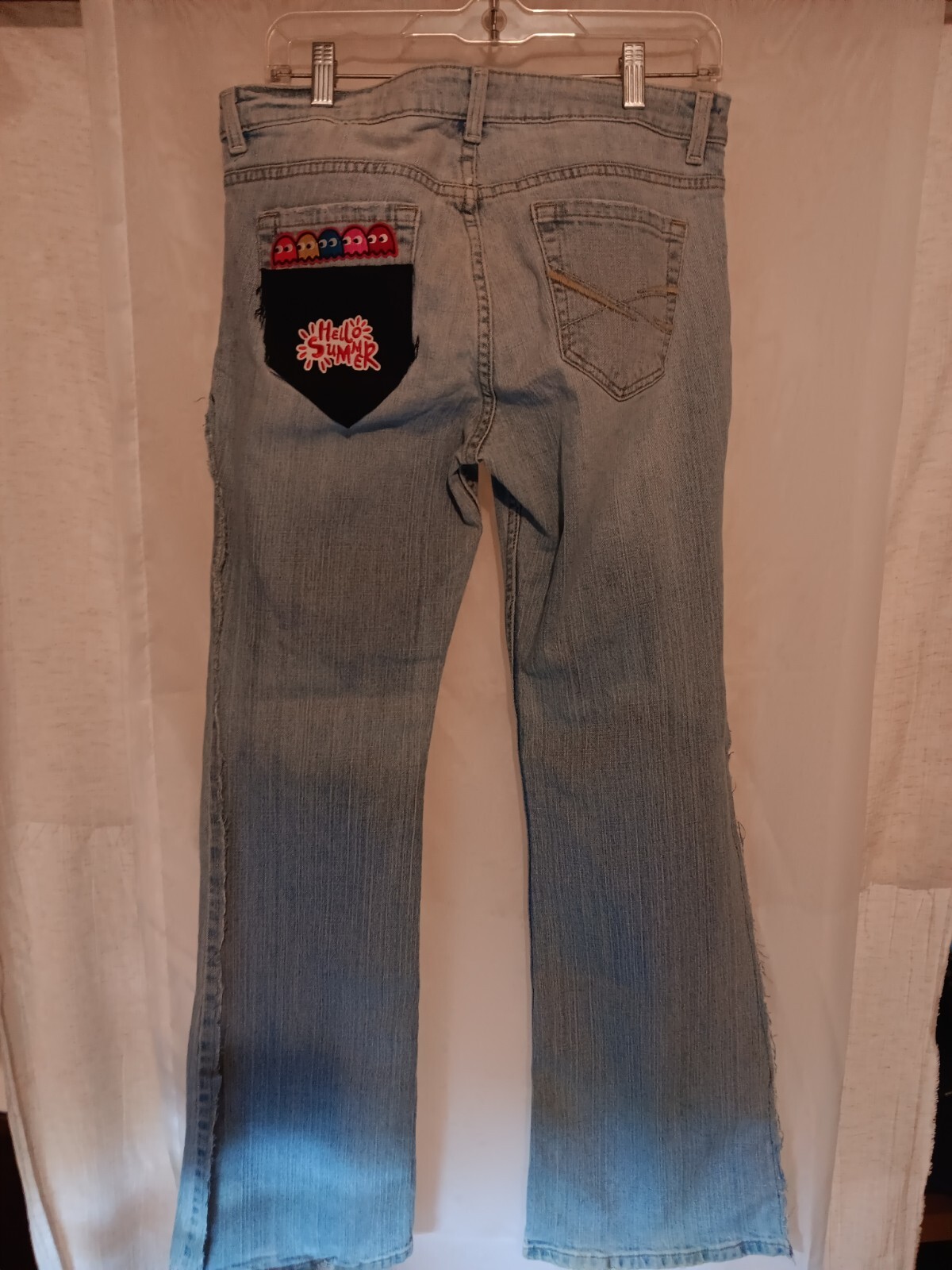 Patchwork Aeropostale Stretch Flare Cut Jeans - image 4