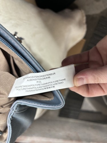 Mochila DAVID JONES Paris Bordada Plegable Cierre a Presión Bolso de Mano Azul - Imagen 13 de 21