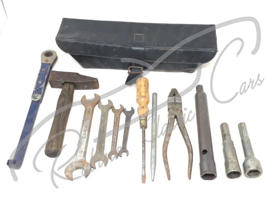 KIT DE HERRAMIENTAS ORIGINAL LANCIA FULVIA CUPÉ RALLY ZAGATO HF 1300 1600 BATTAINI JACK Foto 2 de 4