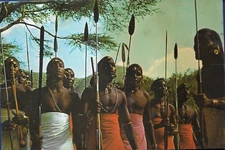 CARTE POSTALE AFRIQUE, KENYA, LES FEMMES MASSAI