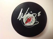 Will Butcher Signed Autographed NJ New Jersey Devils Hockey Puck d