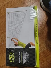 Athletic Works Volleyball Net 32ft x 3ft Tournament Size Heavy-Duty Tarpaulin Nw