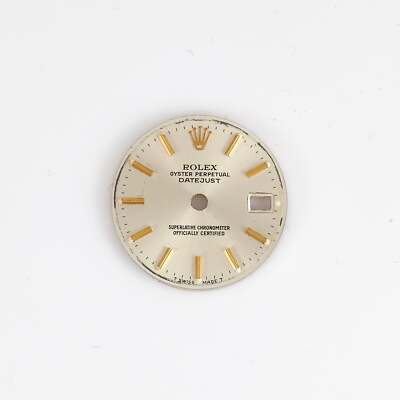 Rolex Dial Ladies Datejust Silver Tropical VINTAGE UNIQUE Distressed 2035 2135