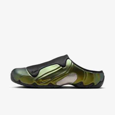 New Nike Clogposite QS Slides Slippers - Black/ Metallic Gold