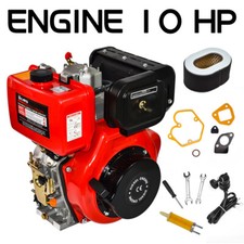 186fa Air Cooled Single Cylinder Diesel Engine 10hp 4stroke Electric Start 411cc