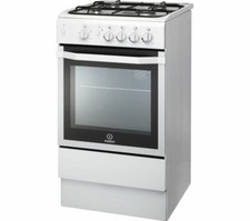 Indesit I5GGW 50cm Freestanding Gas Cooker White  LPG Convertible 