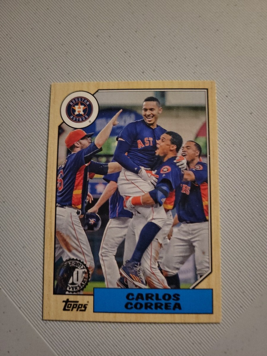 シングルカード Topps - topps carlos correa 1987 relic card シングルカード Topps - topps carlos correa 1987 relic card