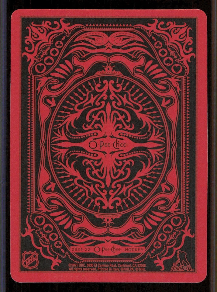 2021-22 O-Pee-Chee Playing Cards #10DIAMONDS Brad Marchand - Image 2 of 2