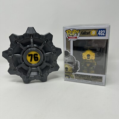 3D Printed Fallout Vault Tec Vault Door #76 fan sign for your
