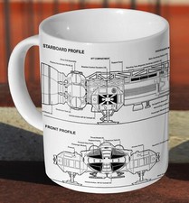 Space 1999 Eagle One Schematics - Keramik Tee...