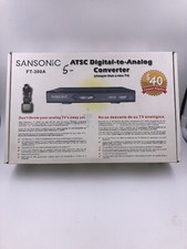New Sansonic TV Television Digital To Analog Converter FT-300A ATSC