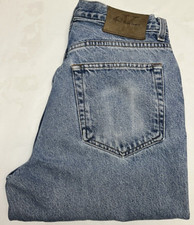 Calvin Klein Blue Jeans Easy Fit Double Stone Wash 32x32 Mexico Tapered