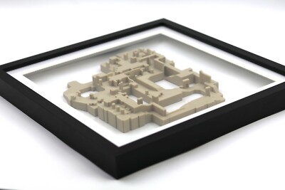 Counter-Strike CSGO CS2 Map 3D Framed Wall Art