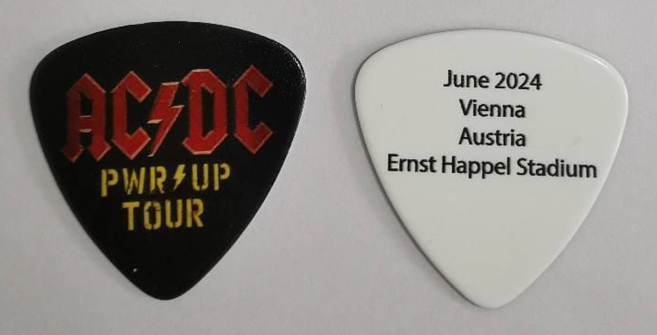 AC DC Plektrum Konzert Juni 2024 Wien | eBay