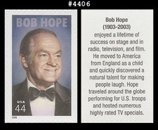 USA5 #4406 MNH Bob Hope - Entertainer & Humanitarian