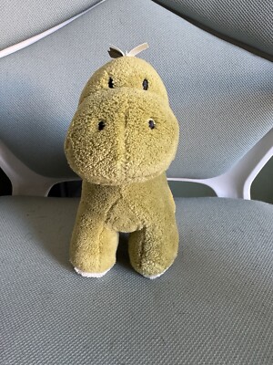 Little Jellycat Chums Green Dinosaur Chime Rattle Tassels Soft Toy Plush  UK