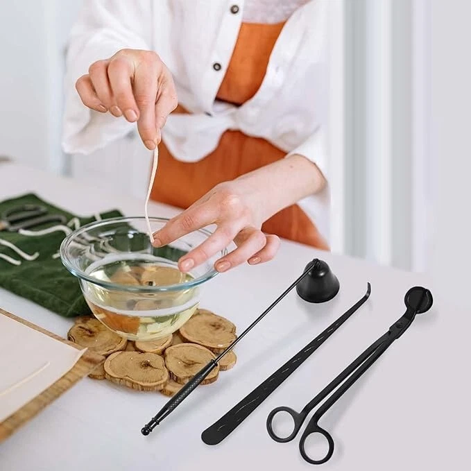 Accesorios para velas 3 en 1: cortador de mechas de velas Cortador de mechas. Foto 3 de 4