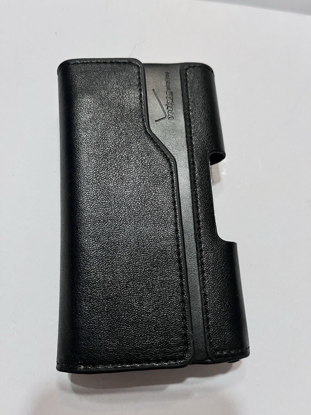 HTC Droid Eris Verizon Leather Phone Case Pouch Black New in Box  -image