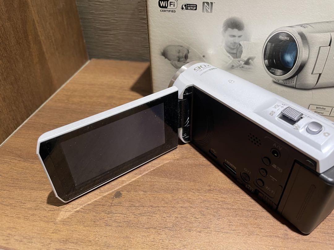 Panasonic HC-V550M Digital Video Camera White Tested Working Panasonic HC-V550M Digital Video Camera White Tested Working