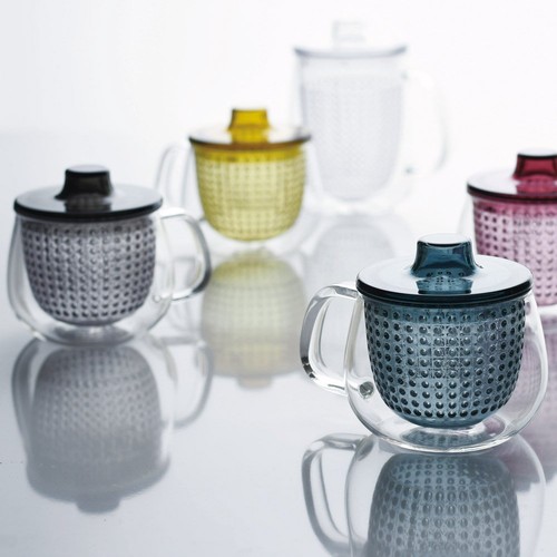 Colador de taza de té KINTO UNITEA UNIMUG 350 ml vino tinto 22914 de JAPÓN - Imagen 12 de 12