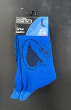 Sesame Street/ Cookie Monster Socks sizes 9-13
