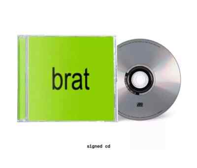 Charli XCX - BRAT Signed CD Autographed Silver Standard