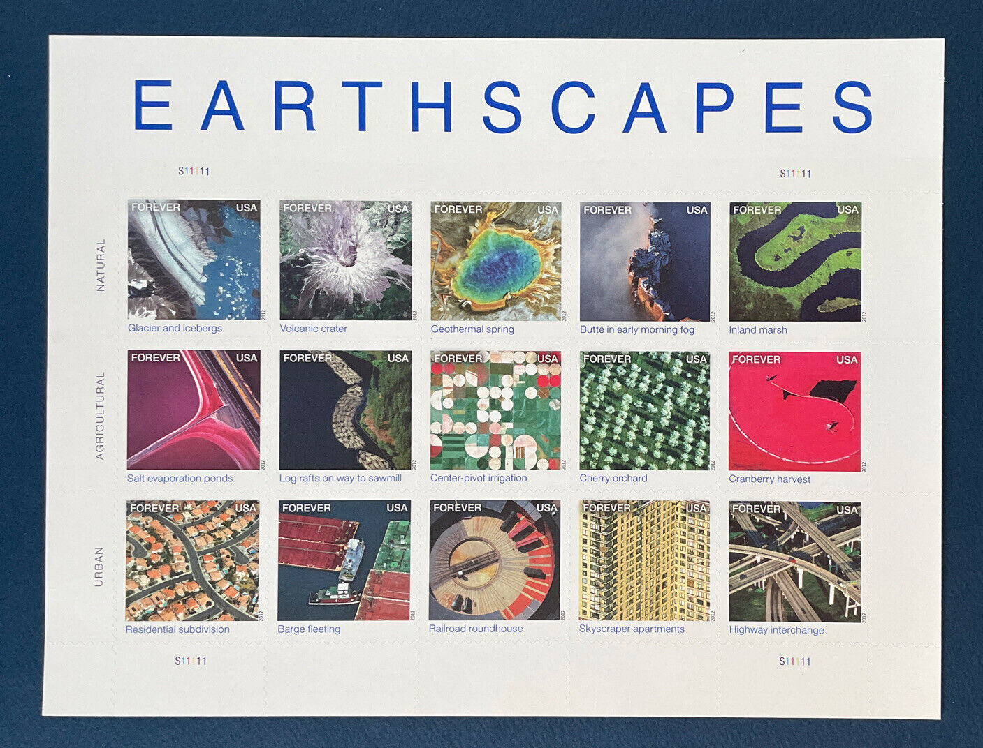 Scott #4710 EARTHSCAPES Sheet Sale special price of 15 US Stamps Forever Cheap mail order shopping MNH 2012