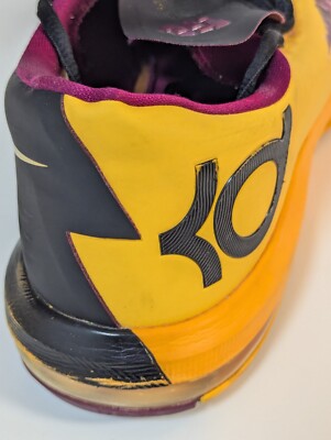 Gold Shoes Kevin Durant Elite Orange Size Nike KD 2013 Peanut