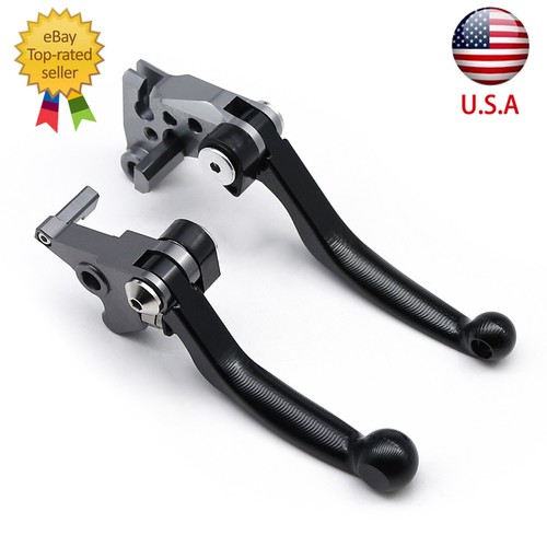 For KTM FREERIDE 250R FREERIDE 350 2014-2017 CNC Brake Clutch Levers Black Dirt - Picture 12 of 14