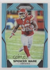 2017 Panini Prizm Light Blue Prizm 166/199 Spencer Ware #147 0l2