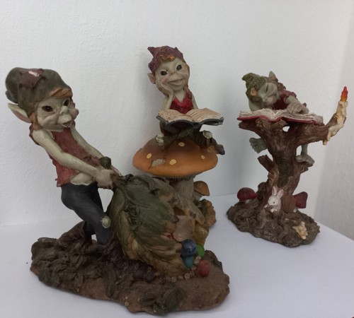 PIXIES DA COLLEZIONE ELFI FOLLETTI PORTA FORTUNA soprammobili - Foto 1 di 1