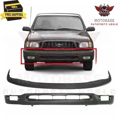 New Toyota Tacoma Front Bumper Lower Valance + Bumper Filler 2PC 2001-2004