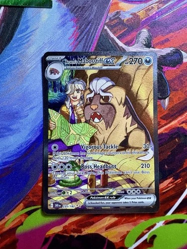 Pokémon TCG Arven's Mabosstiff EX #235/182 Sv10: Destined Rivals