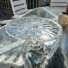 New! MARQUIS by WATERFORD CRYSTAL Sheridan 11" Round Footed Cake Stand Platform — photo 1