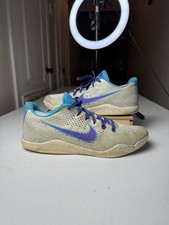 NIKE KOBE XI 11 LOW DRAFT DAY WHITE PURPLE BLUE SIZE 11 836183-154