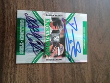 2007 Donruss Elite Extra Edition College Ties Barney Canham Auto RC Green /1500