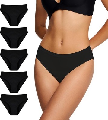 BATTEWA Womens Leak Proof Underwear Light Incontinence Bikini Panties Reusable O