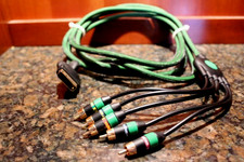 Original Microsoft Xbox Monster Cable Gold Ti...