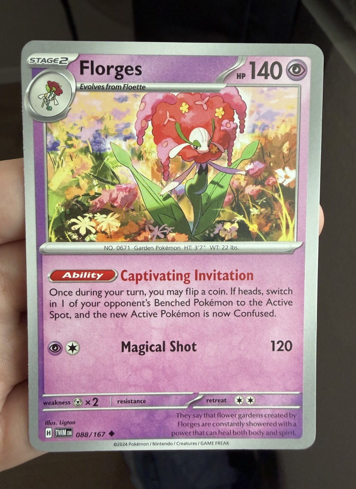 Florges Pokémon Card 
