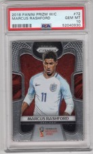 Marcus Rashford 2018 Panini Prizm World Cup Soccer PSA10 Card #72 Rookie. rookie card picture
