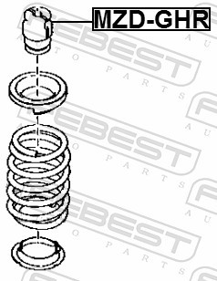 Fits FEBEST MZD-GHR REAR SHOCK ABSORBER REBOUND MAZDA ATENZA SEDAN &  ⭐UK Stock⭐